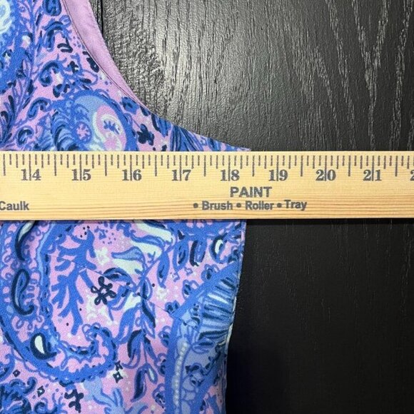 Lilly Pulitzer Donna Skorts Jumper Romper Hidden Treasure Paisley Print Size 8 - Picture 7 of 7